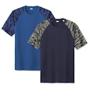 Sport-Tek Drift Camo Colorblock Performance Shirt