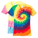 Port & Company Women's Tie-Dye V-Neck T-shirt