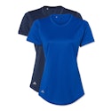 Adidas Women's Solid 100% Recycled UPF 50 Performance Shirt