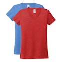 Allmade Women's Tri-Blend V-Neck T-shirt