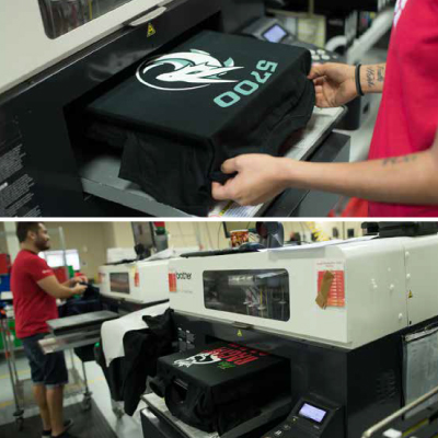 Digital printing process example