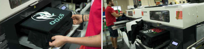 Digital printing process example