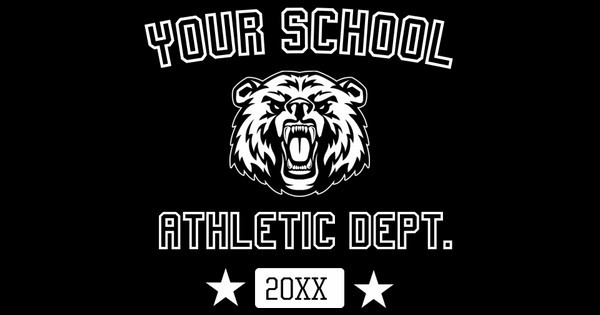 Zoomed in Design Idea Number 61868: Athletic Dept Your School