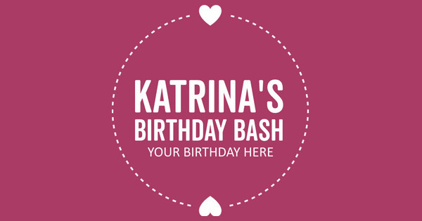 Zoomed in Design Idea Number 58101: katrina's birthday