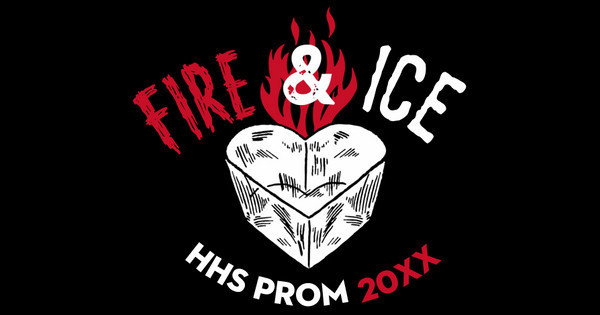 Zoomed in Design Idea Number 43250: Fire & Ice Prom