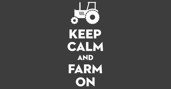 Zoomed in Design Idea Number 56953: Keep Calm Farm On