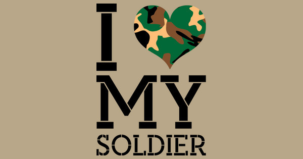 Zoomed in Design Idea Number 48853: I Love My Soldier
