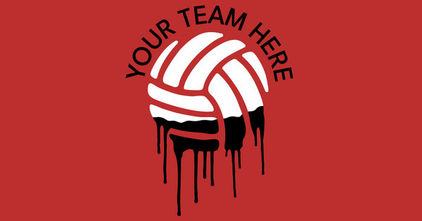Zoomed in Design Idea Number 55107: PHS Volleyball