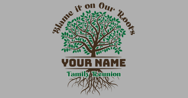 Zoomed in Design Idea Number 61992: blame it on our roots