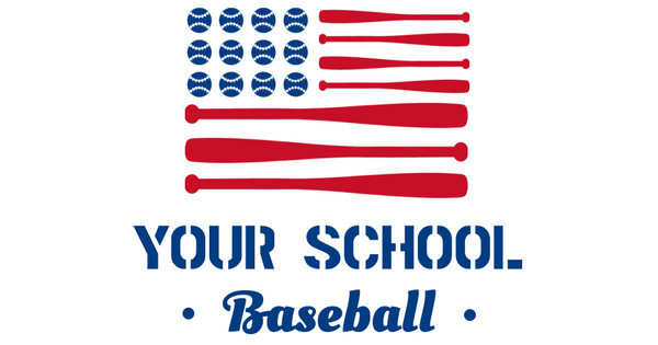 Zoomed in Design Idea Number 60762: baseball american flag