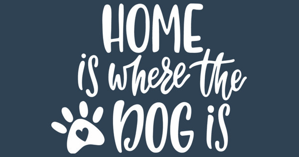 Zoomed in Design Idea Number 59129: home is where the dog is
