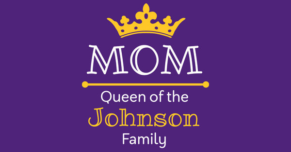 Zoomed in Design Idea Number 59913: mom queen