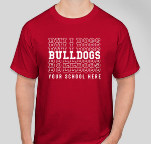 Thumbnail for Design Idea Number 61560: Bulldogs Repeating Text