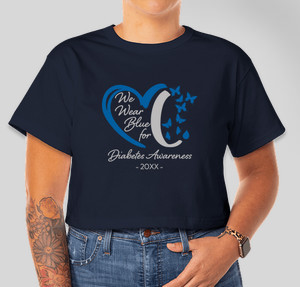 Thumbnail for Design Idea Number 61833: we wear blue