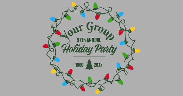 Zoomed in Design Idea Number 61002: annual holiday party