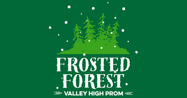 Zoomed in Design Idea Number 52151: Frosted Forest Prom