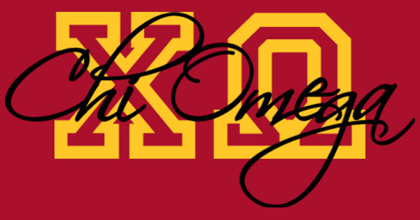 Zoomed in Design Idea Number 32889: Chi Omega Letters