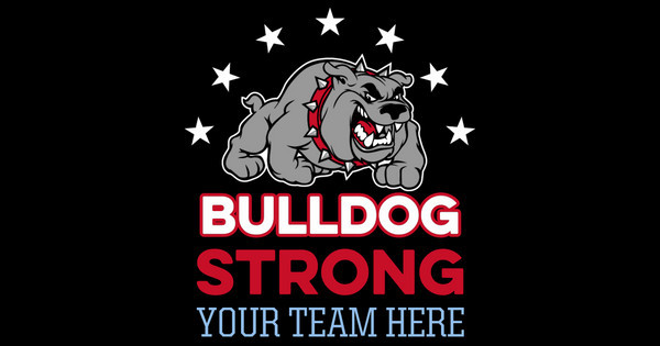 Zoomed in Design Idea Number 60551: Bulldog Strong