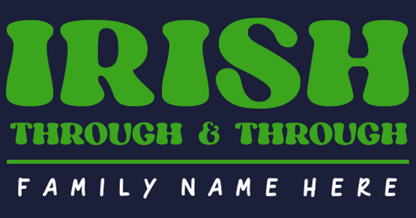 Zoomed in Design Idea Number 54197: Irish Through and Through