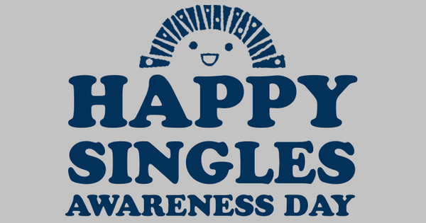 Zoomed in Design Idea Number 45248: Happy Singles Awareness Day