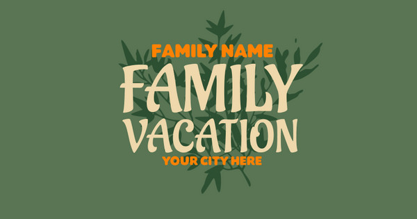Zoomed in Design Idea Number 61885: Family vacation Leaves