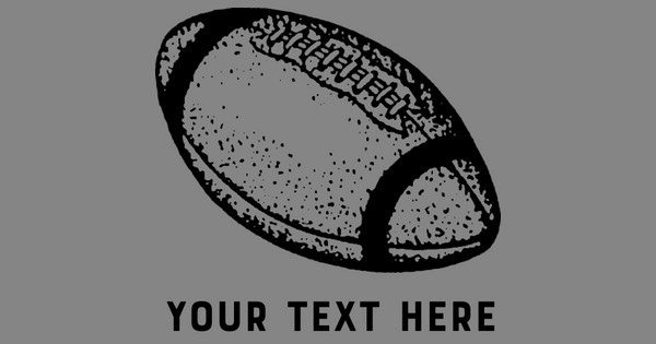 Zoomed in Design Idea Number 58507: All American Football