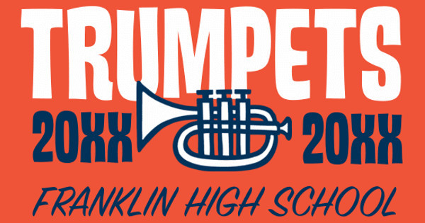 Zoomed in Design Idea Number 36569: Trumpets FHS