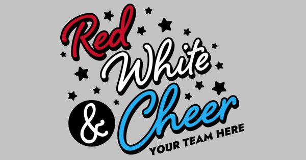 Zoomed in Design Idea Number 61579: Red White Cheer