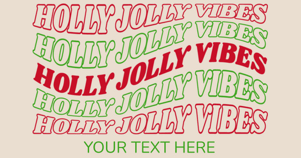 Zoomed in Design Idea Number 62371: Holly Jolly Vibes