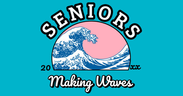 Zoomed in Design Idea Number 60709: Seniors Making Waves